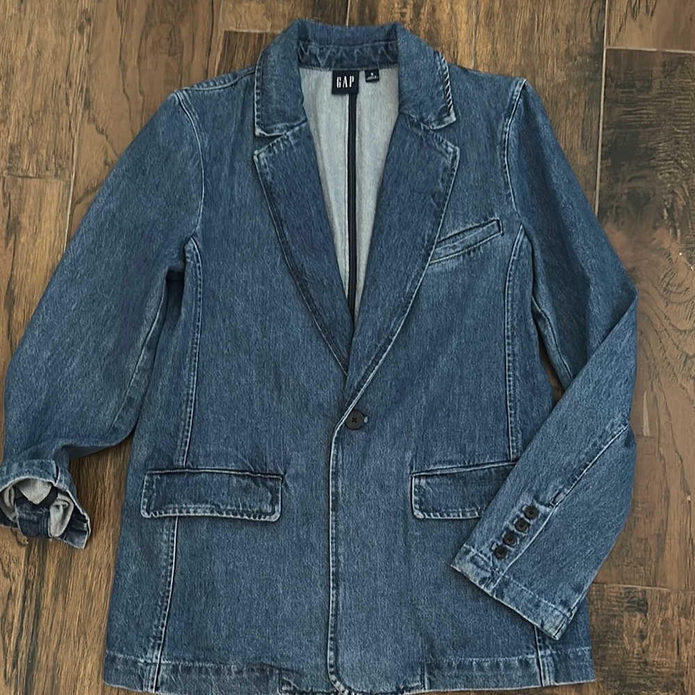 GAP Denim Blazer - Blue